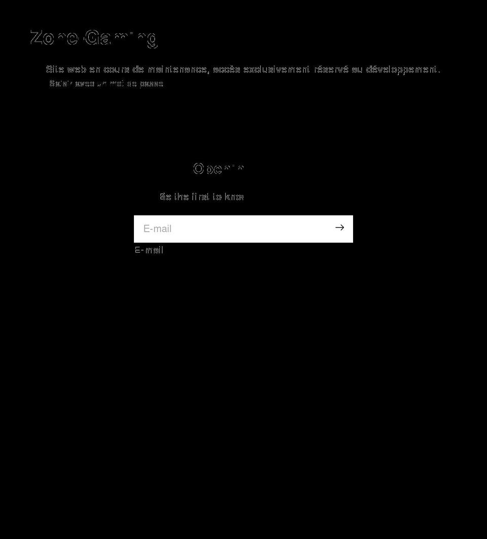 zone-gaming.net shopify website screenshot