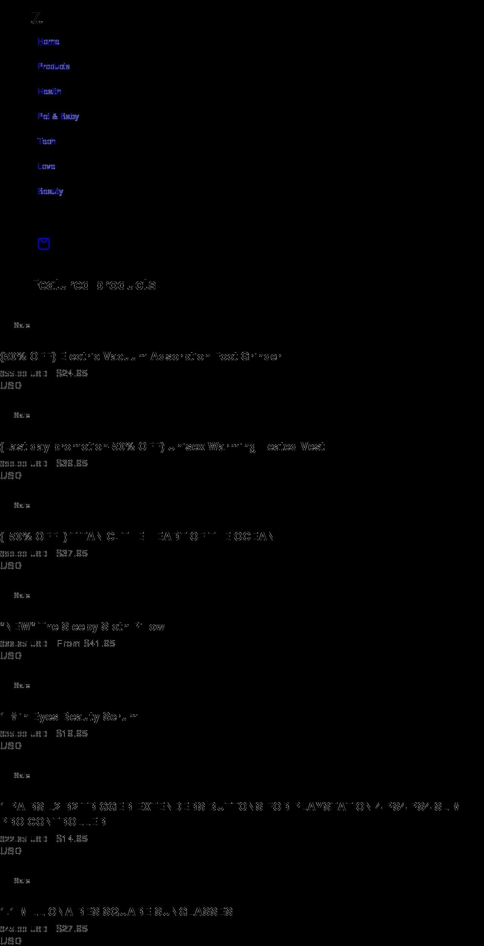 zonee.net shopify website screenshot