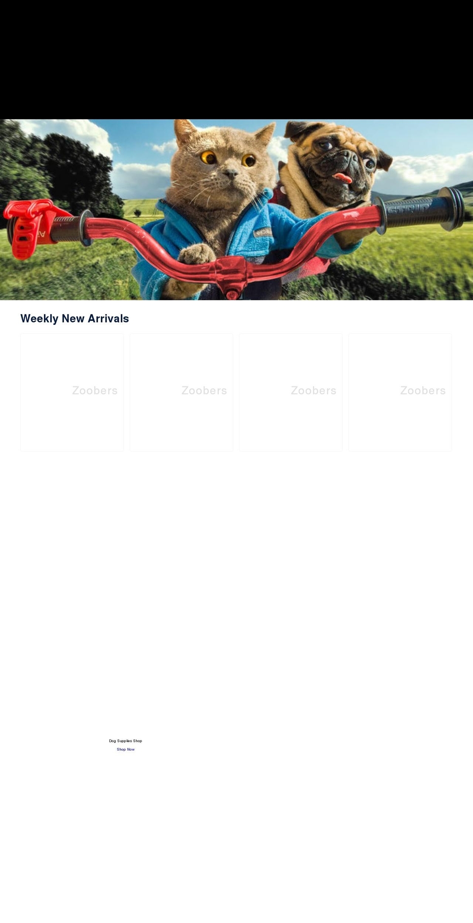 zoobers.com shopify website screenshot