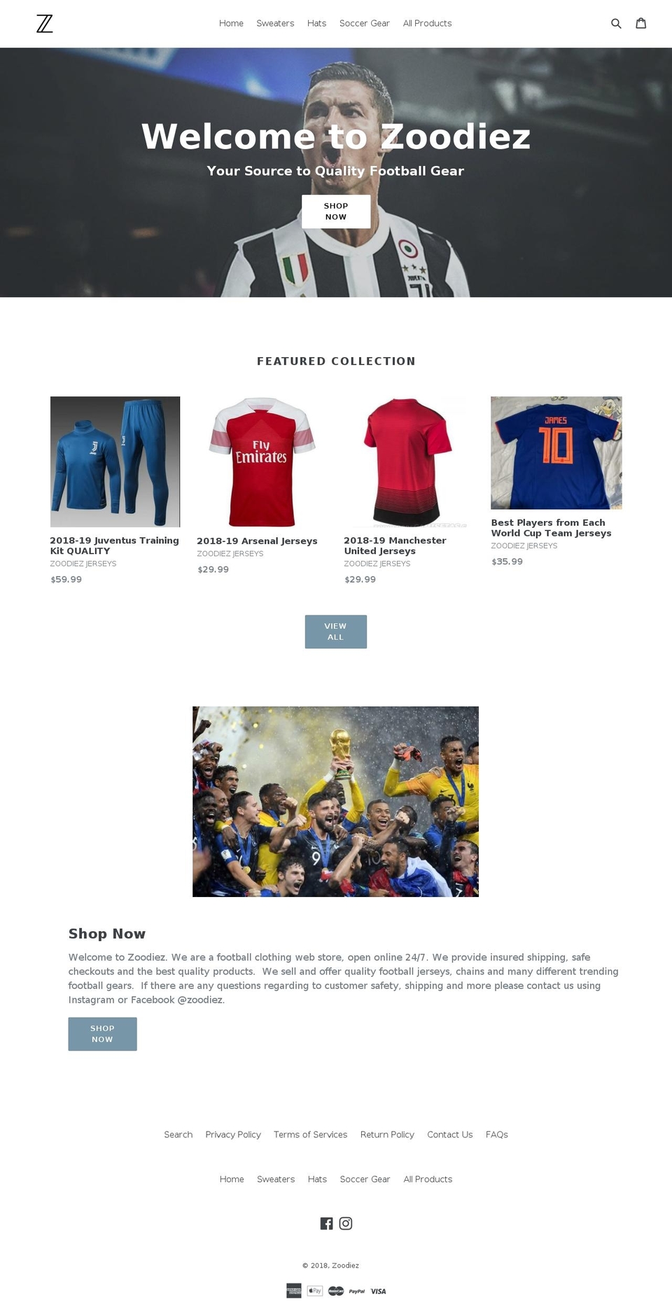 zoodiez.com — Shopify storefront screenshot