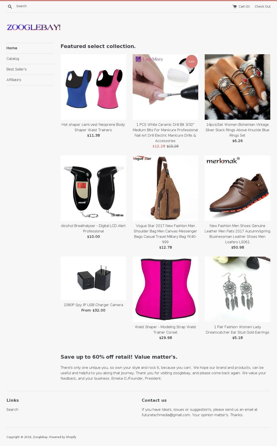zooglebay.com — Shopify storefront screenshot