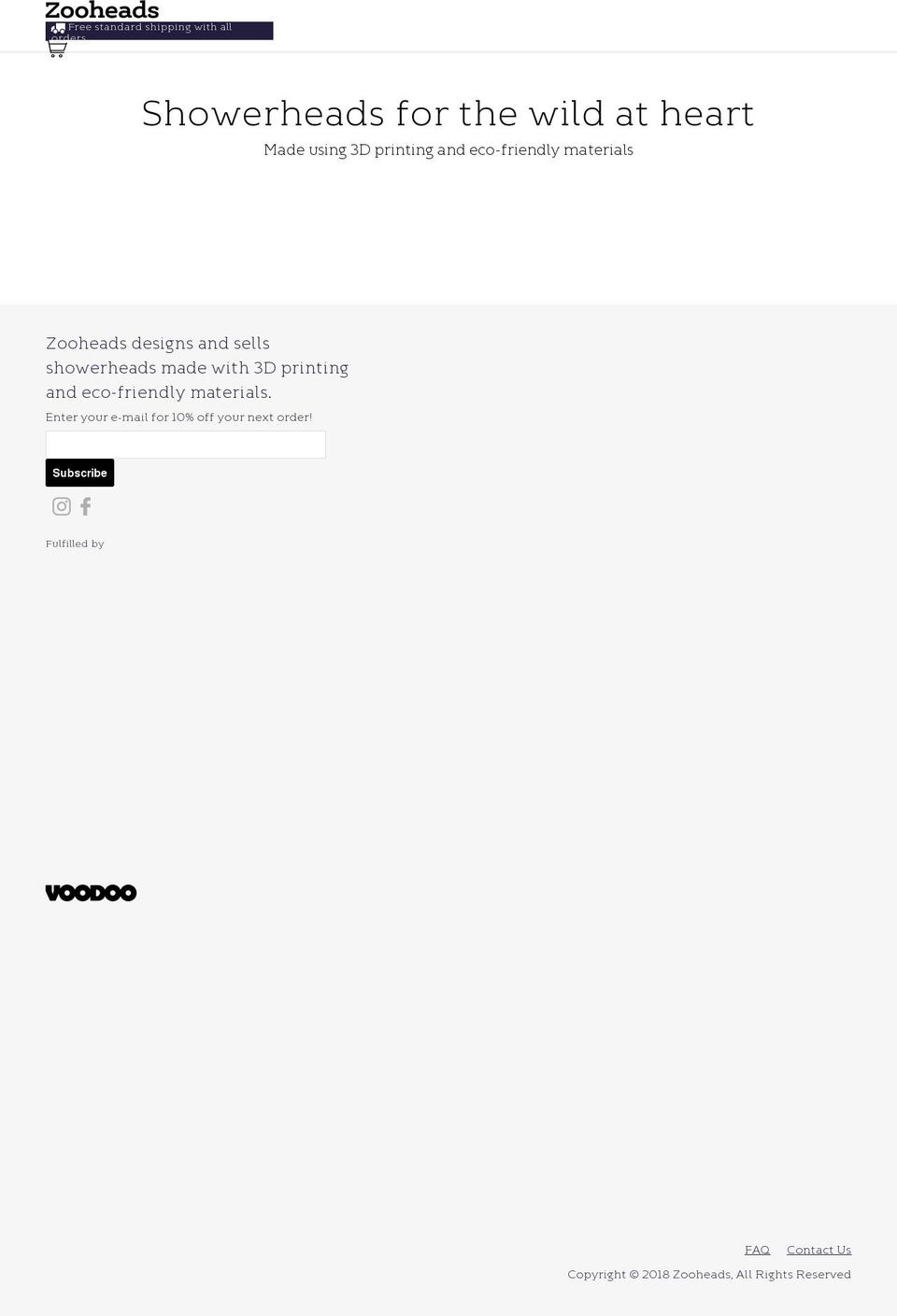 Timber-latest Shopify theme site example zooheads.com