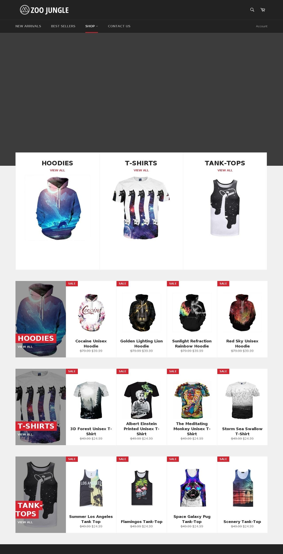 zoojungle.com — Shopify storefront screenshot