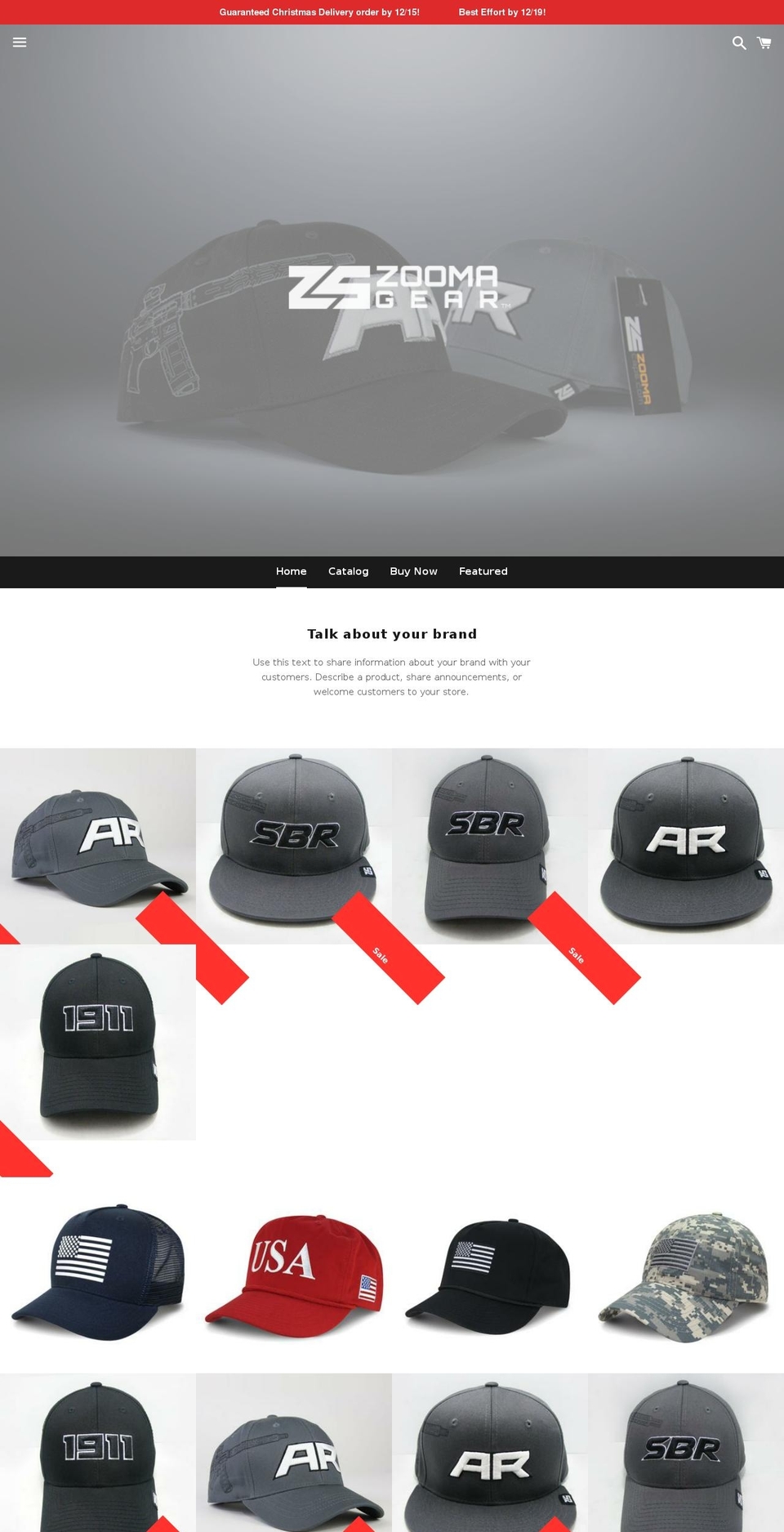 zoomagear.com — Shopify storefront screenshot