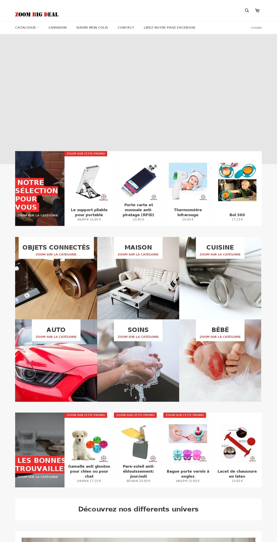 zoombigdeal.com — Shopify storefront screenshot