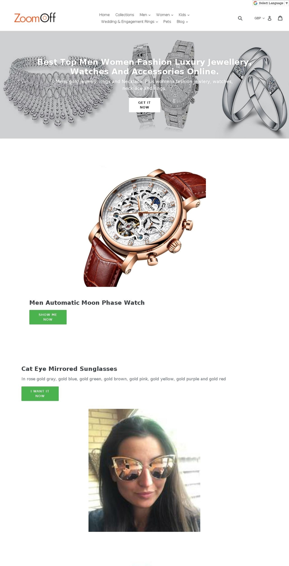 zoomoff.com — Shopify storefront screenshot