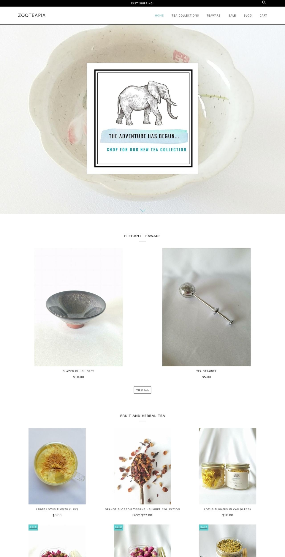 zooteapia.com — Shopify storefront screenshot