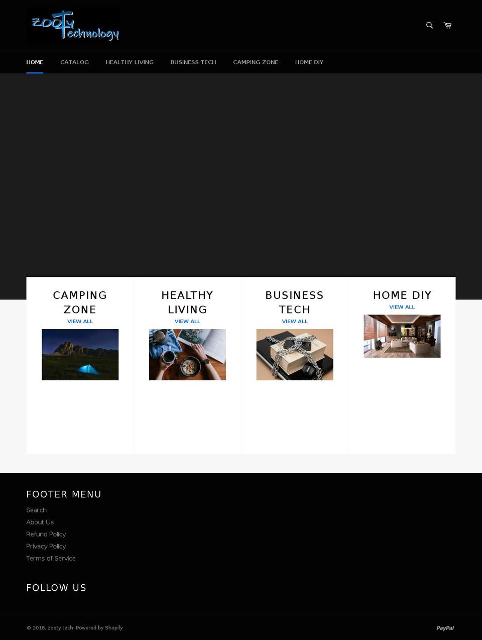 zootytechnology.com — Shopify storefront screenshot