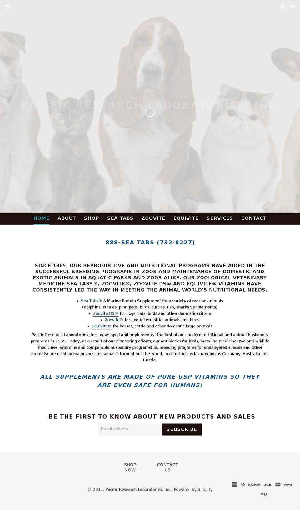 zoovite.com shopify website screenshot