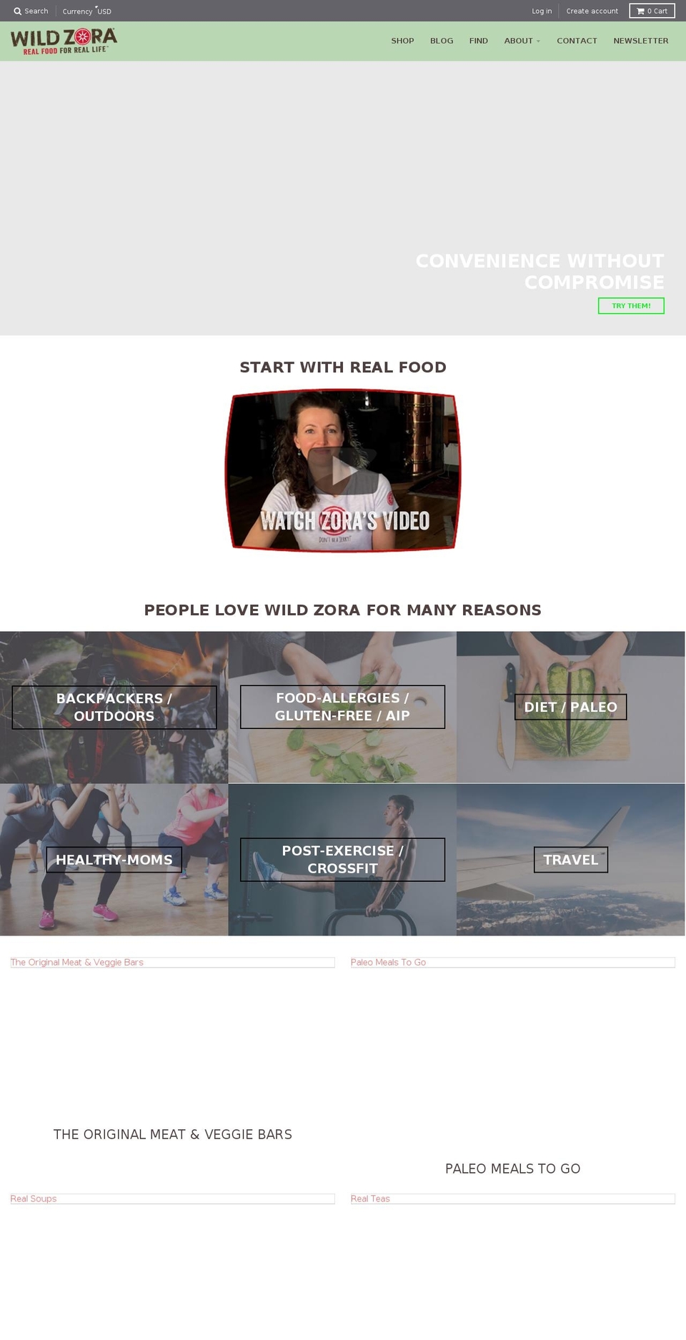 zorabar.com shopify website screenshot