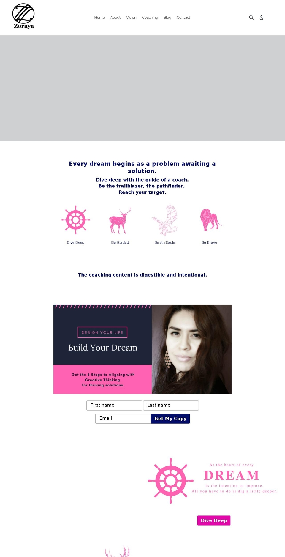 zorayah.com — Shopify storefront screenshot