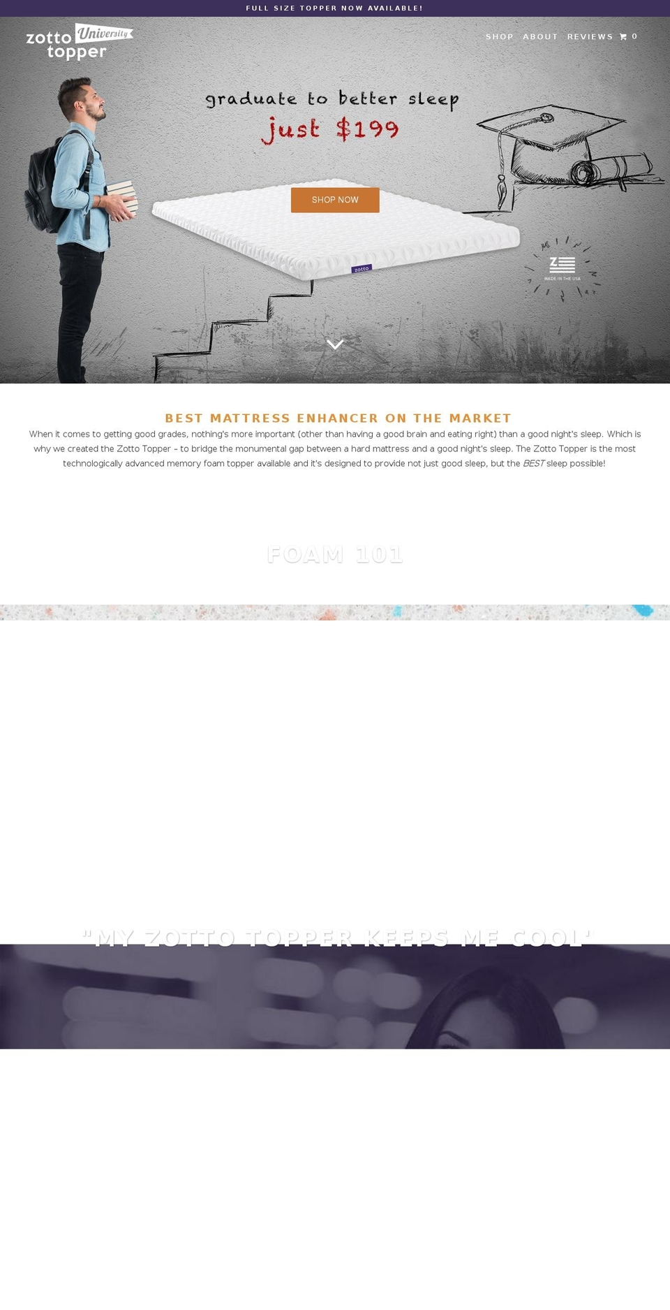 zottotopper.com shopify website screenshot