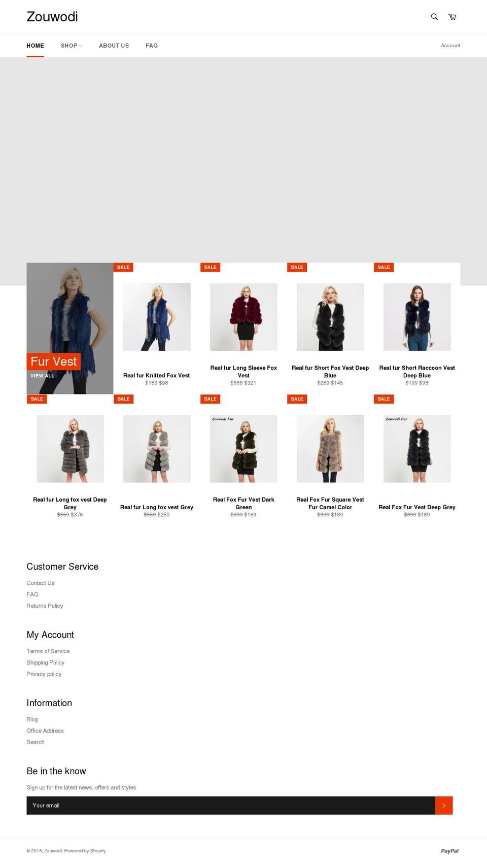 zouwodi.com — Shopify storefront screenshot