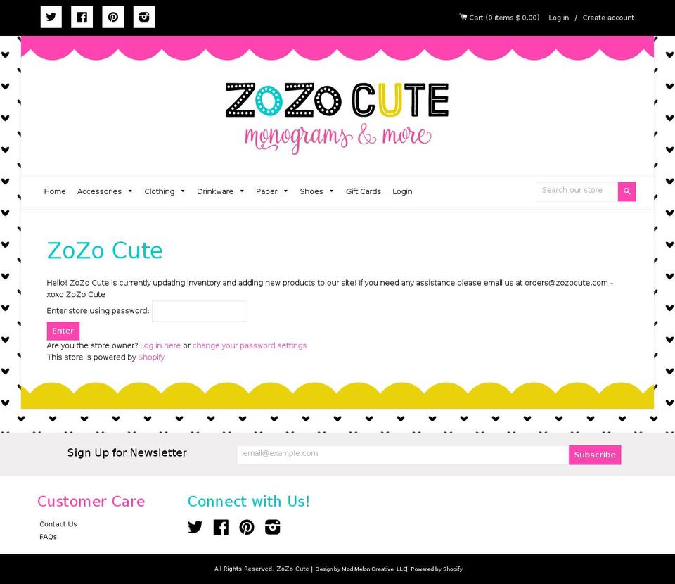 cake-grace-eight Shopify theme site example zozocute.com