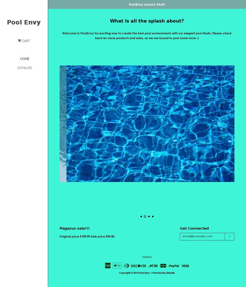 zpoolenvy.com — Shopify storefront screenshot