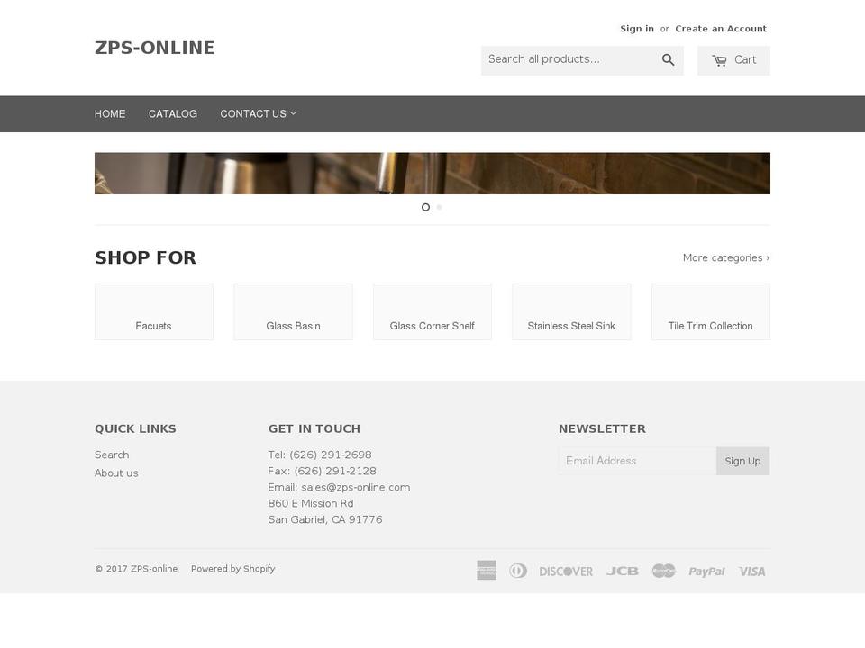 zps-online.com shopify website screenshot