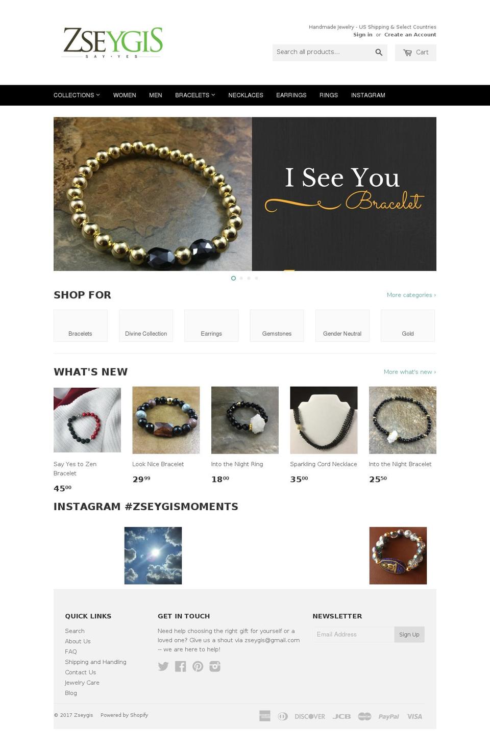 zseygis.com shopify website screenshot