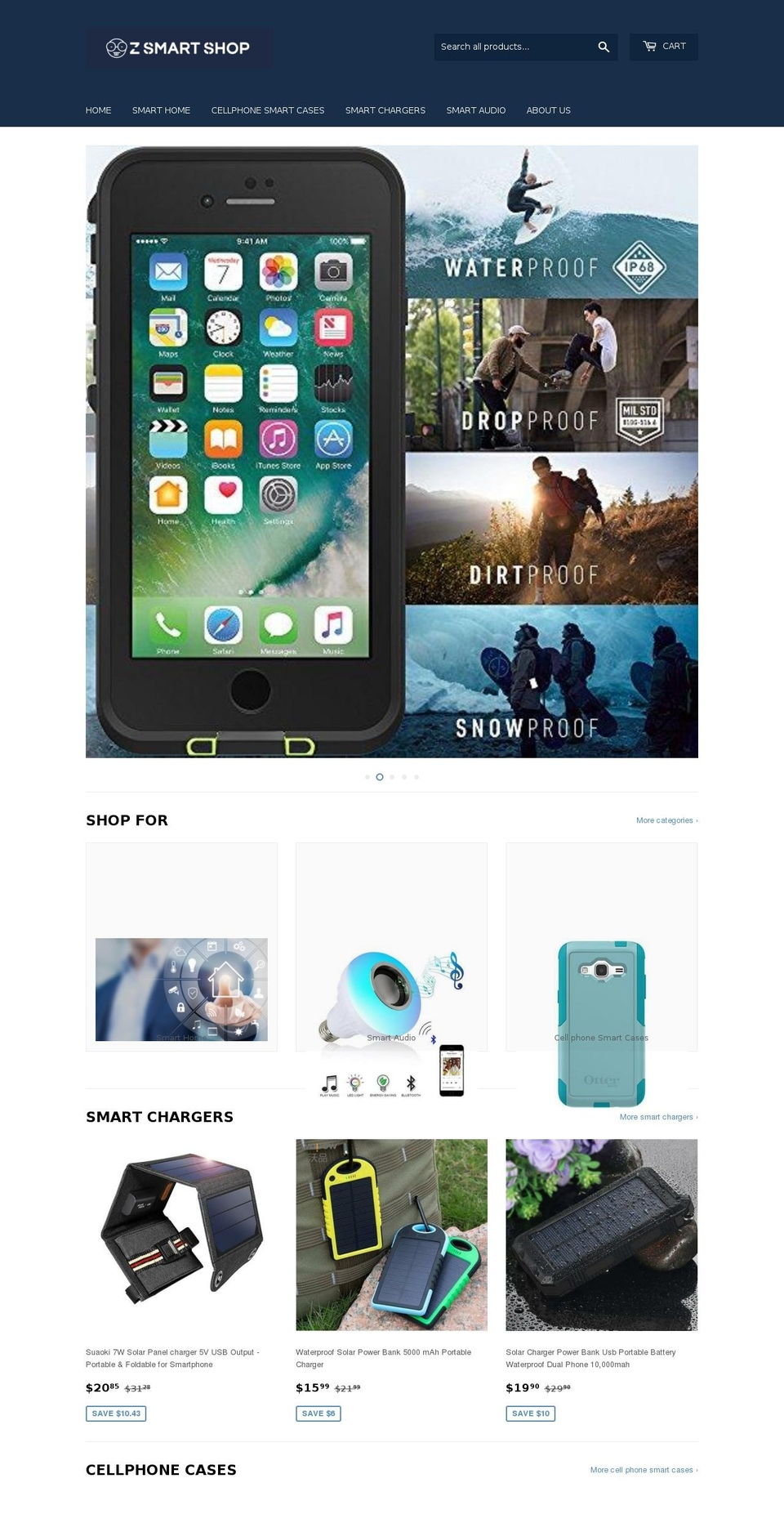 zsmartshop.com — Shopify storefront screenshot
