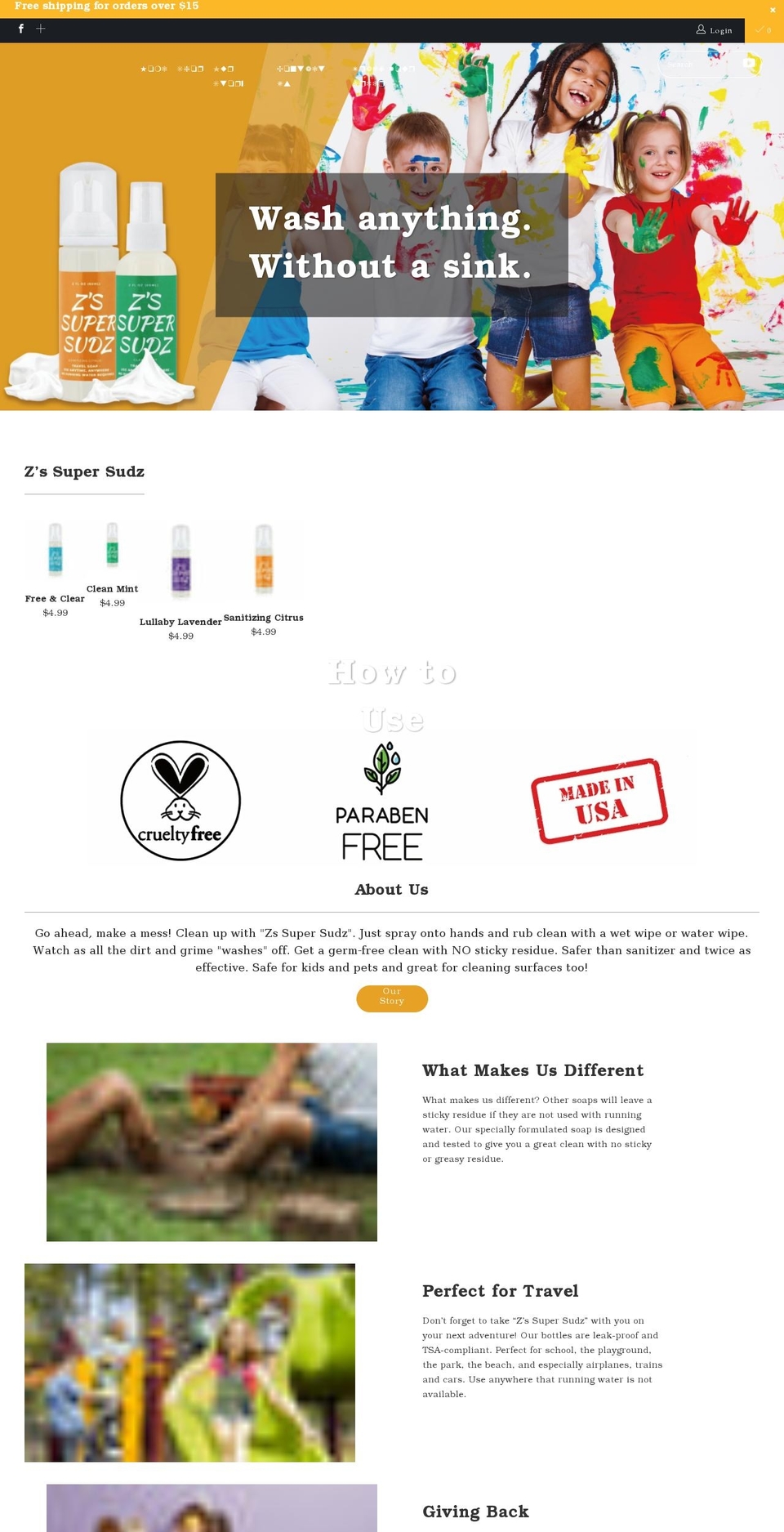 zsupersudz.com shopify website screenshot