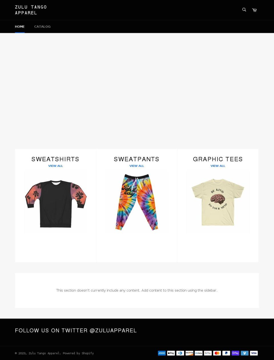 ztapparel.com shopify website screenshot