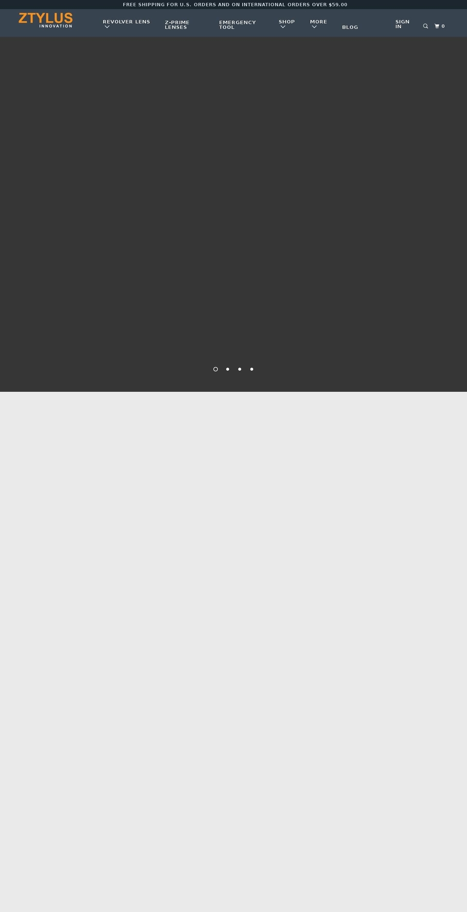 ztylus.myshopify.com shopify website screenshot