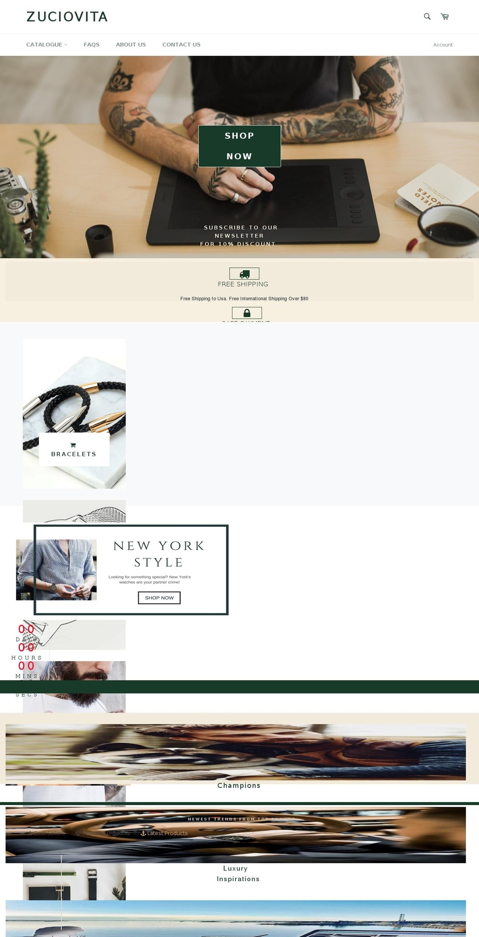 zuciovita.com — Shopify storefront screenshot