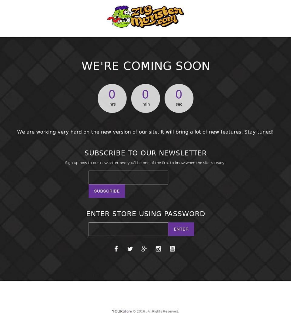 zugmonster.com — Shopify store on .com