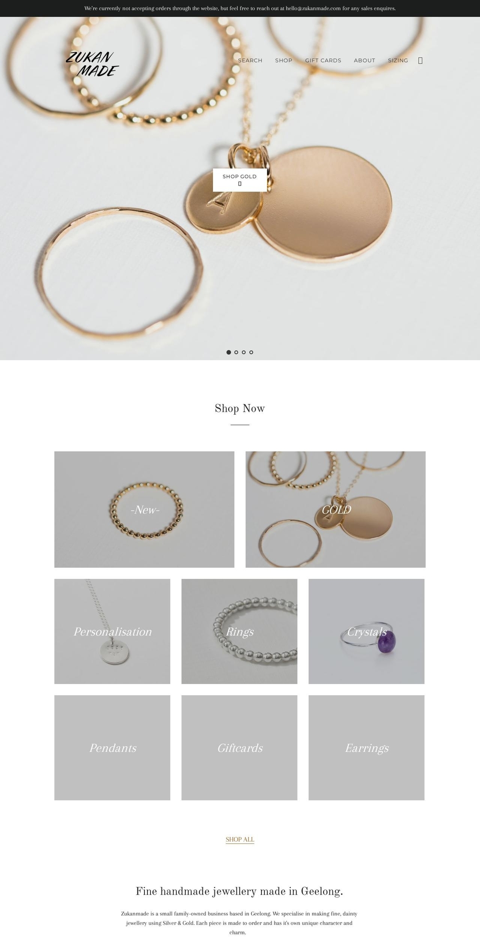 zukanmade.com — Shopify storefront screenshot