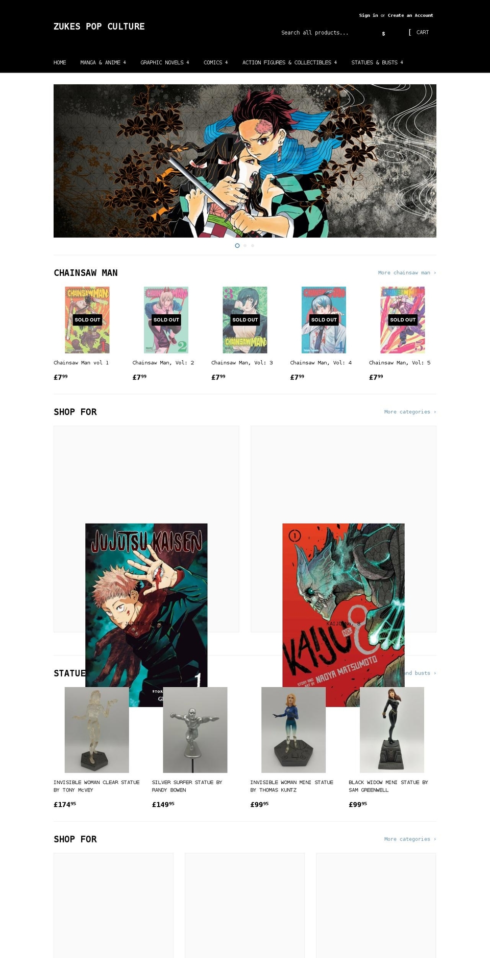zukespopculture.co.uk shopify website screenshot