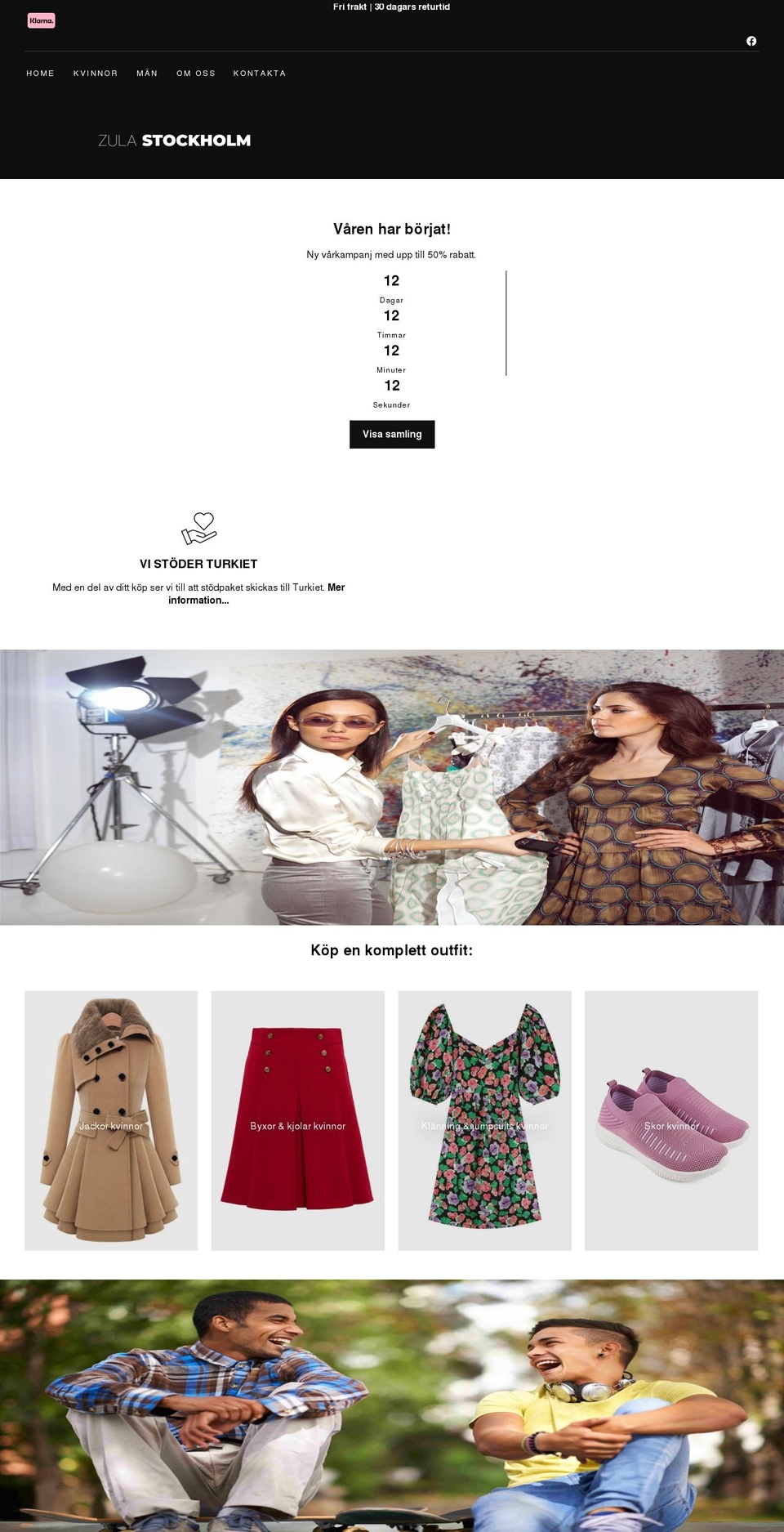 zula.se shopify website screenshot