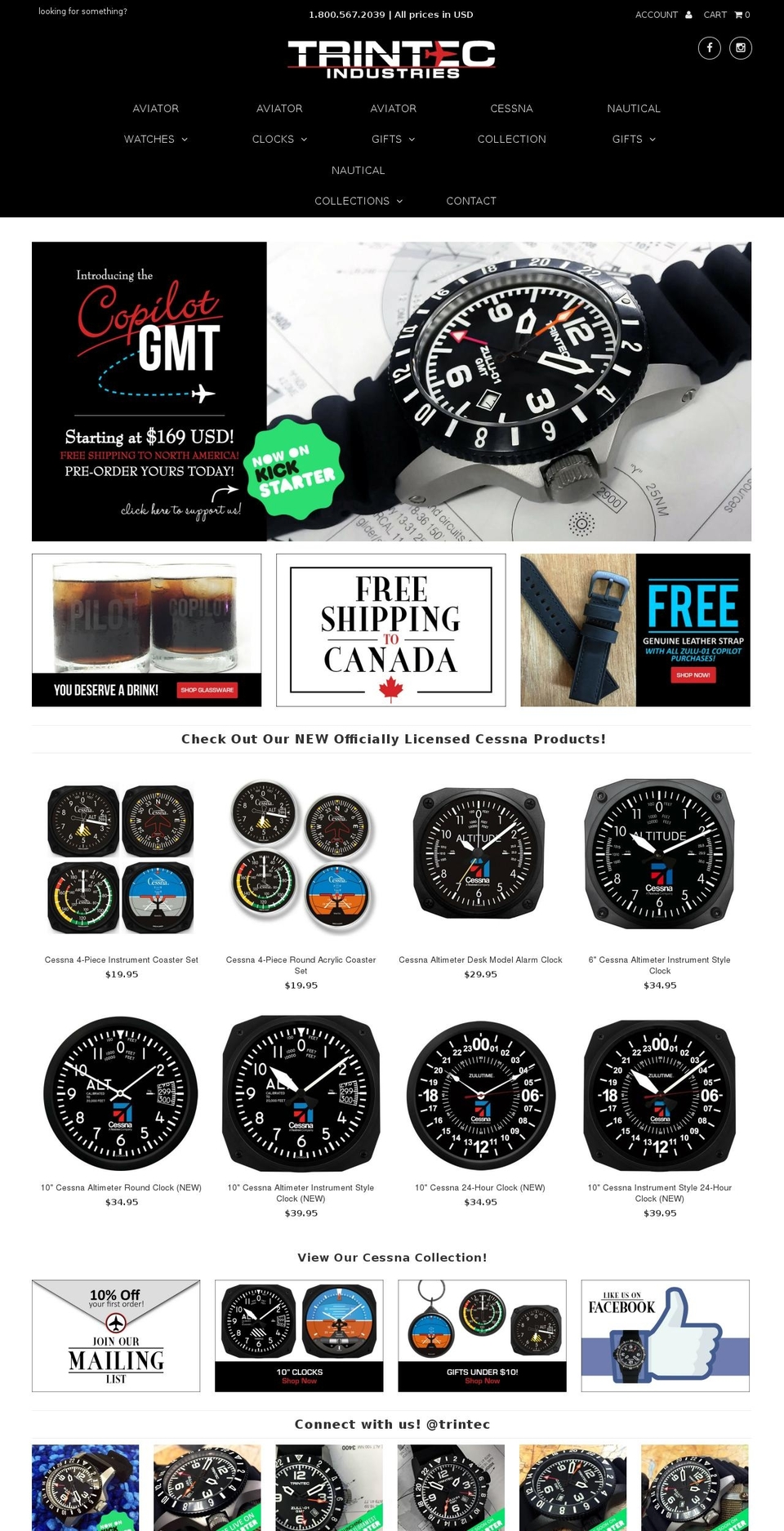 zuluwatch.com shopify website screenshot