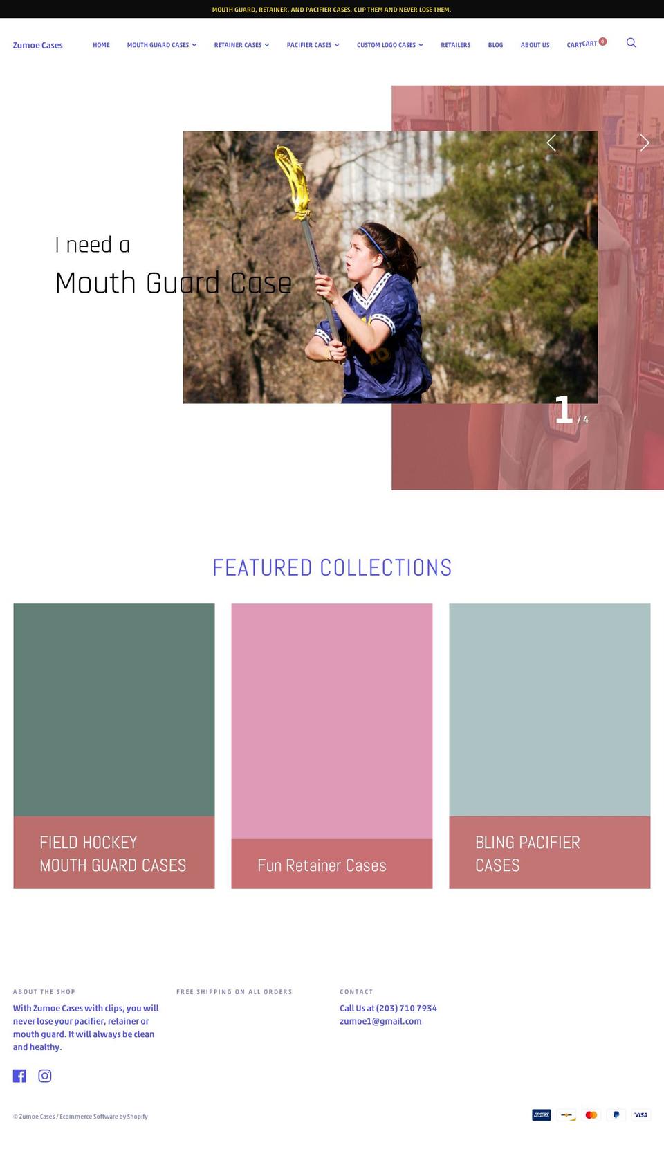 zumoe1.com — Shopify storefront screenshot