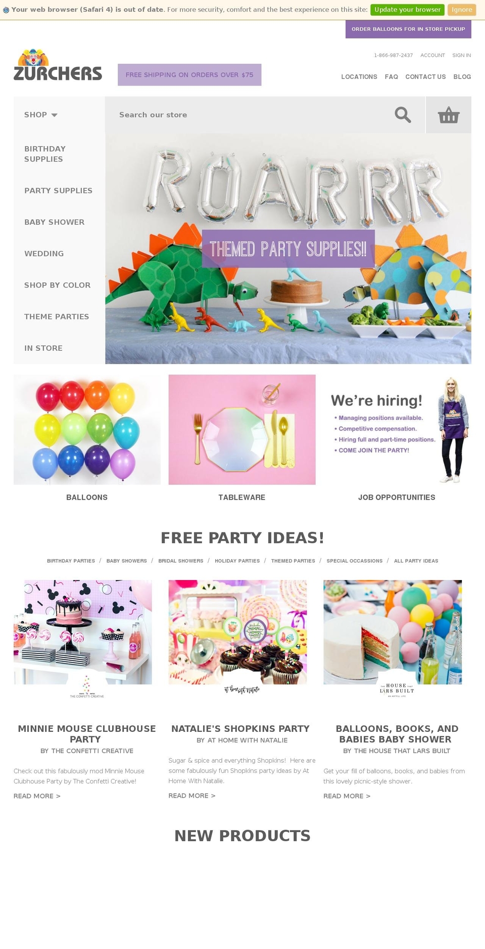 Zapiet Shopify theme site example zurchers.com