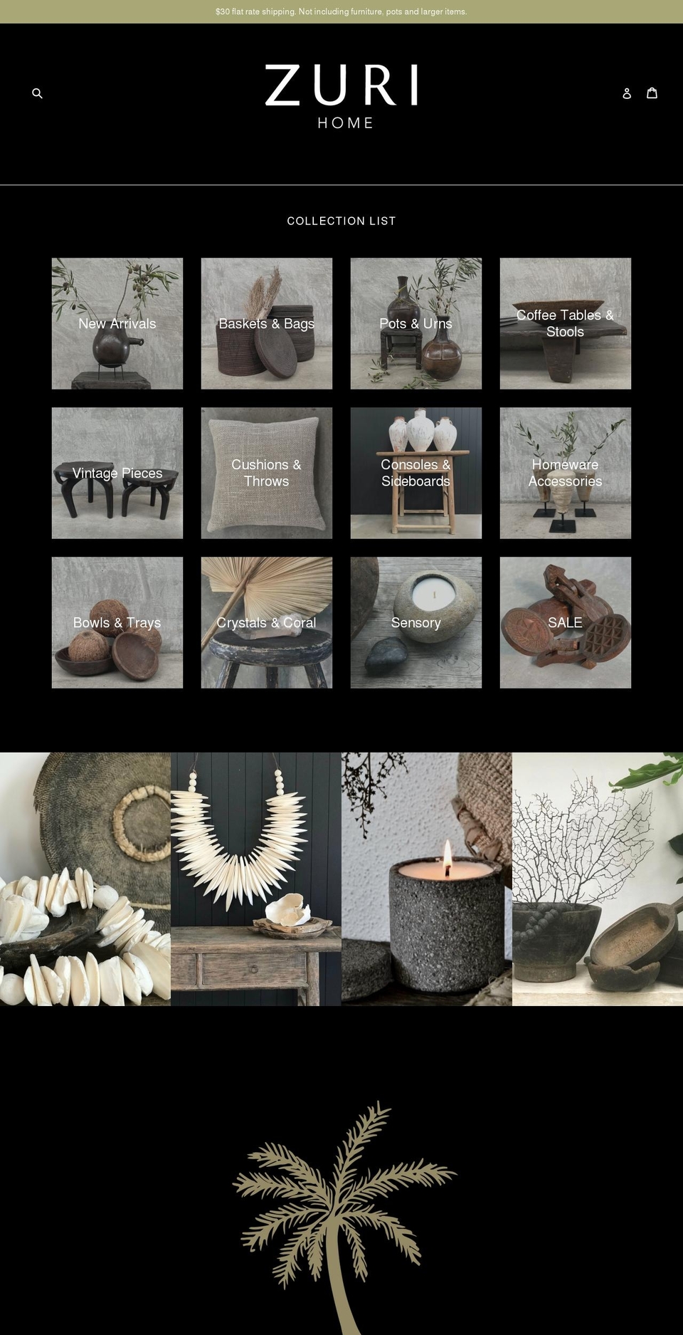 zurihome.com.au shopify website screenshot