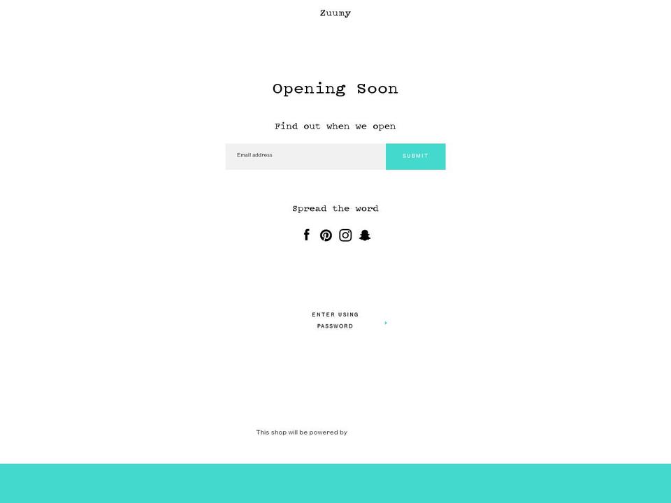 zuumysmile.com — Shopify storefront screenshot