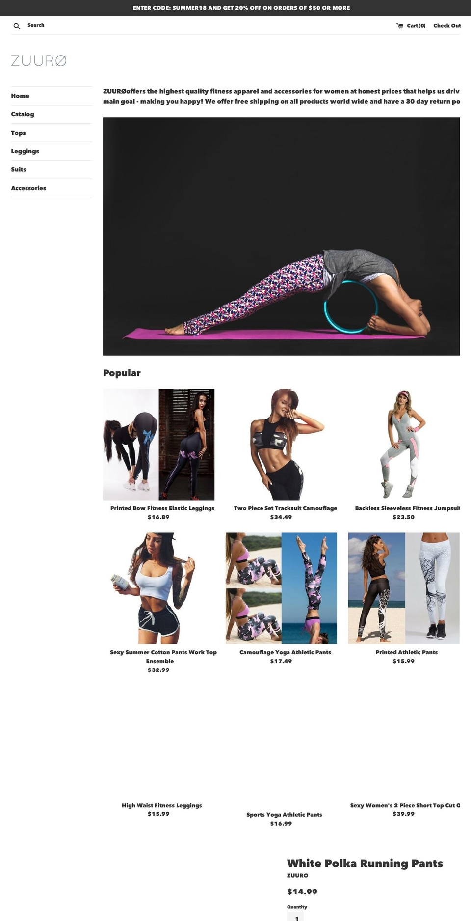 zuuro.com — Shopify storefront screenshot