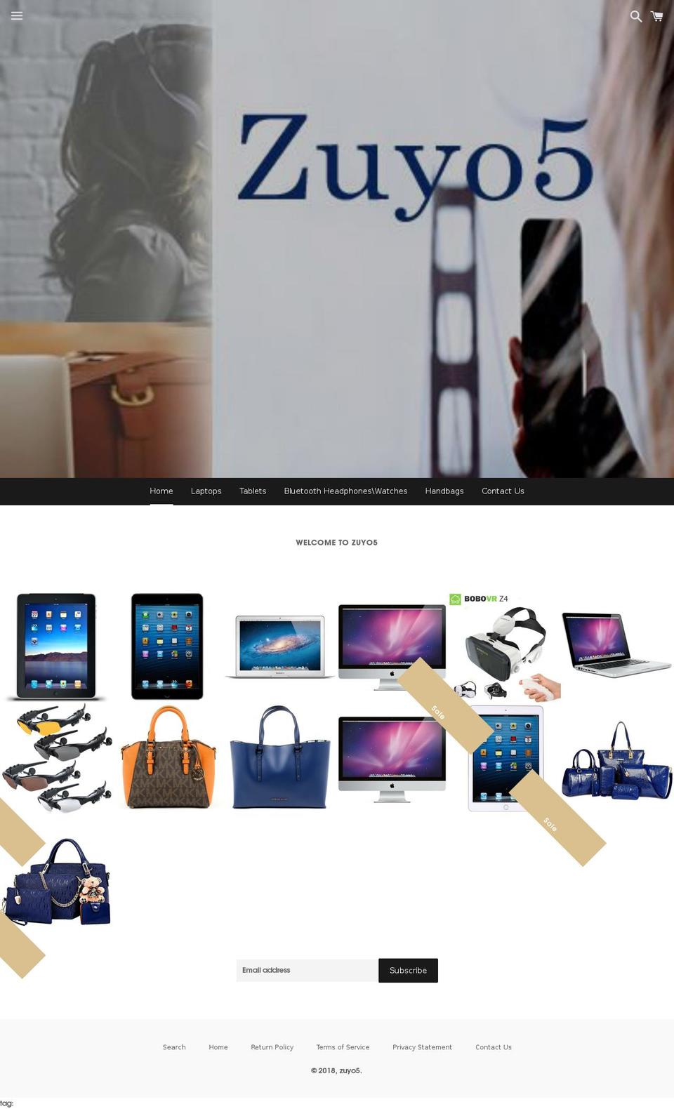 zuyo5.com — Shopify storefront screenshot