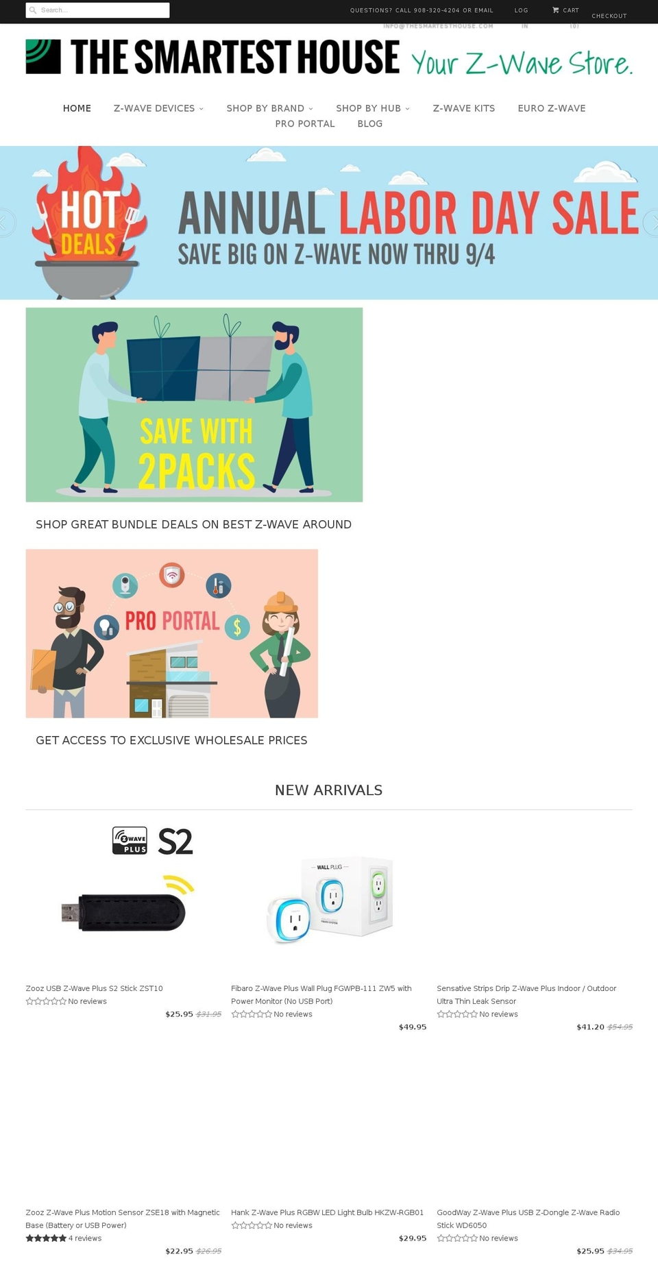zwavehouse.com — Shopify storefront screenshot
