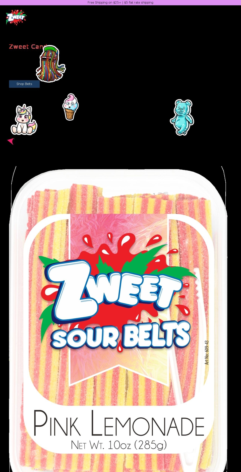 zweetshop.com shopify website screenshot