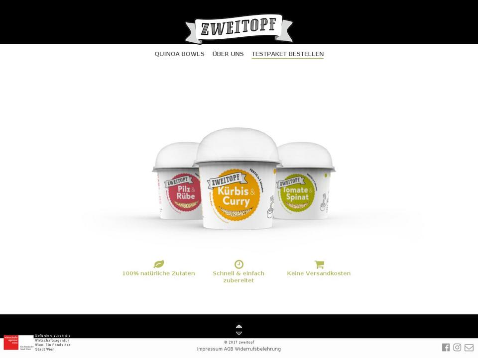zweitopf.com shopify website screenshot