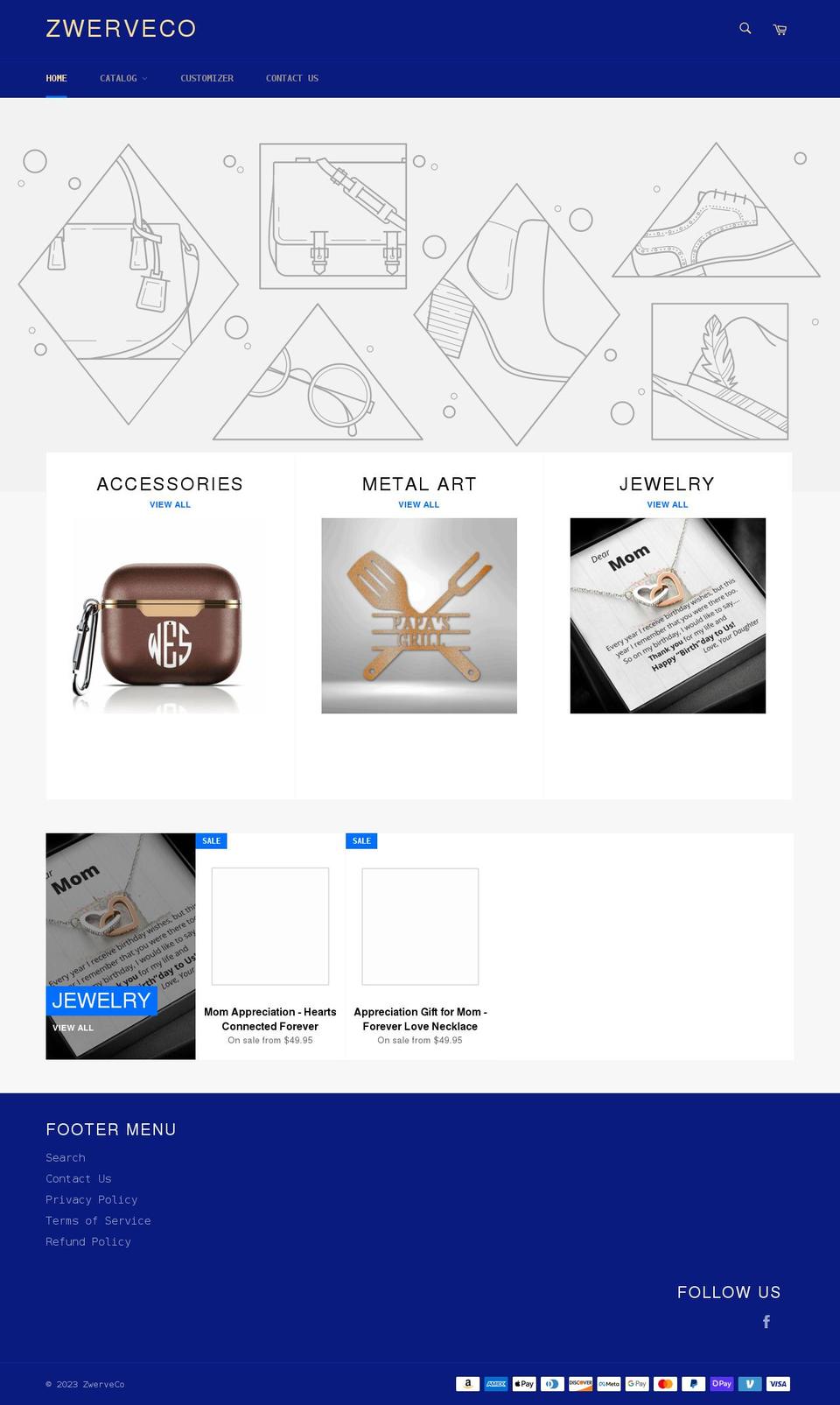 zwerveco.com shopify website screenshot
