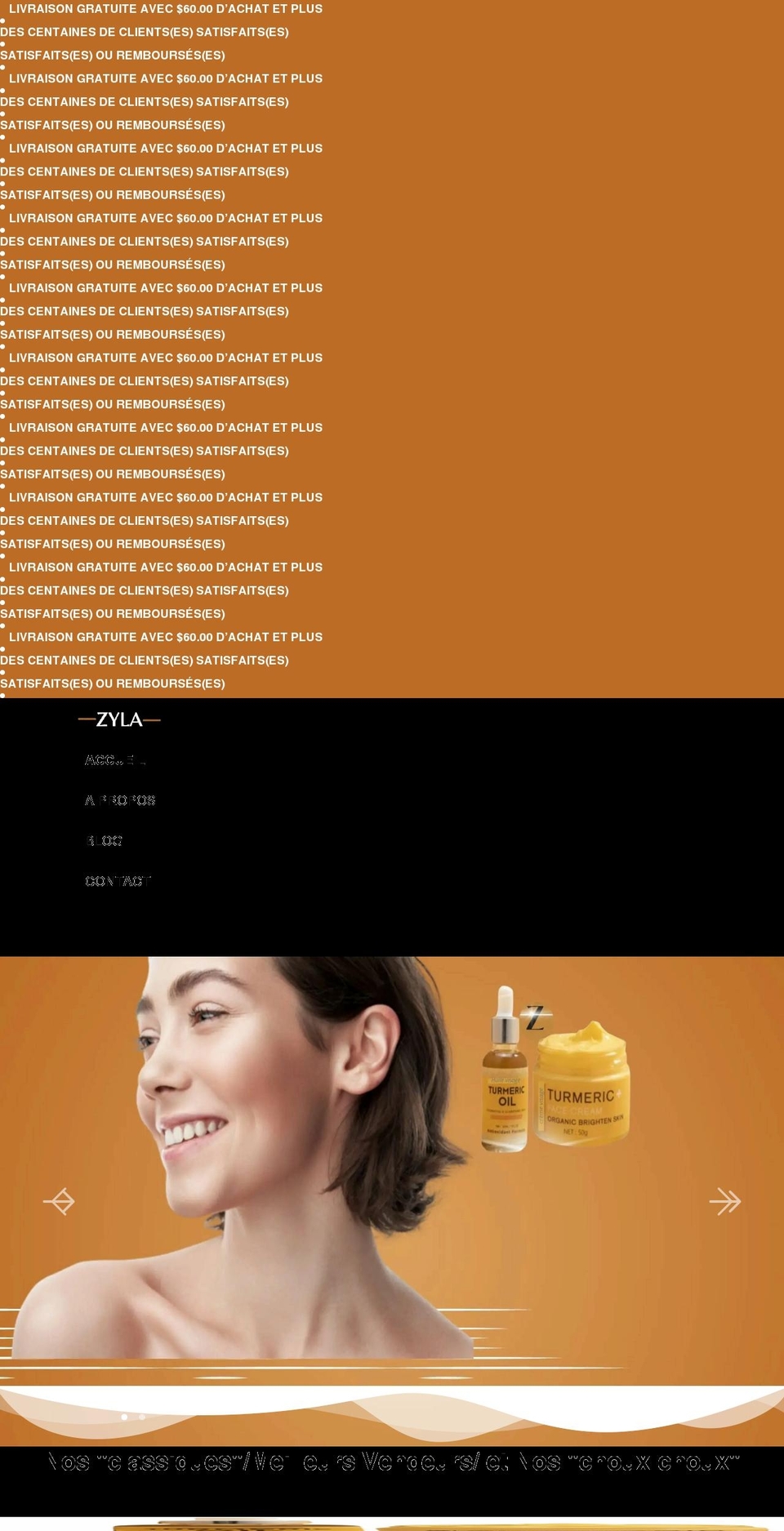 zylaboutique.com — Shopify storefront screenshot