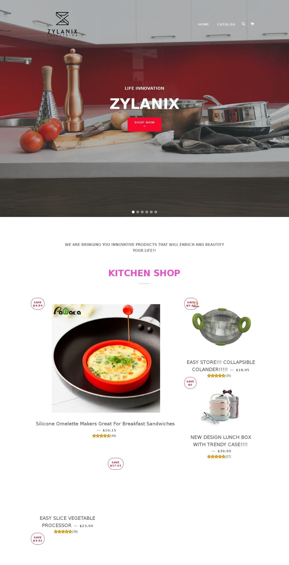 zylanix.com — Shopify storefront screenshot