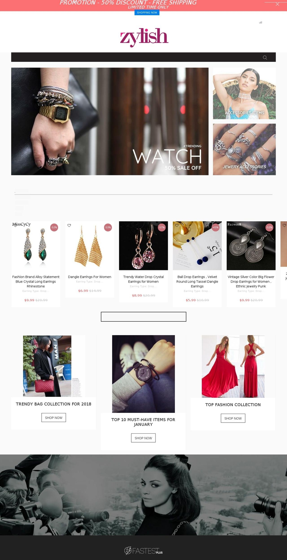 fastest-accessories-v1-1-8 Shopify theme site example zylish.com