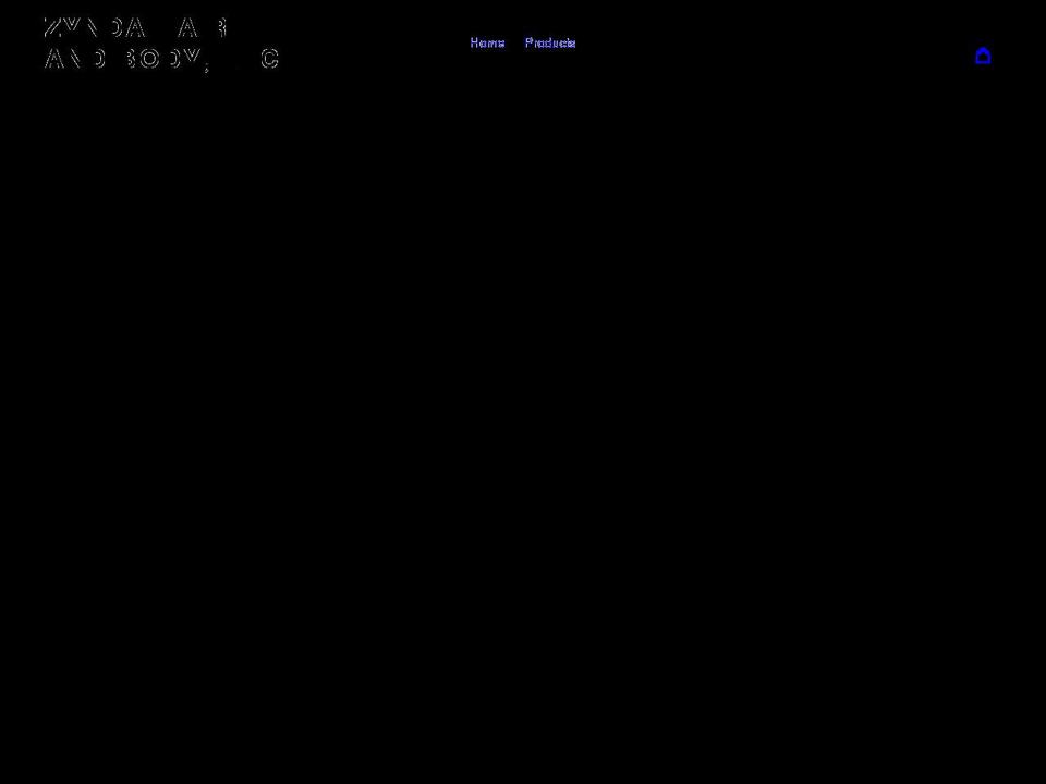 zyndahairandbody.com shopify website screenshot