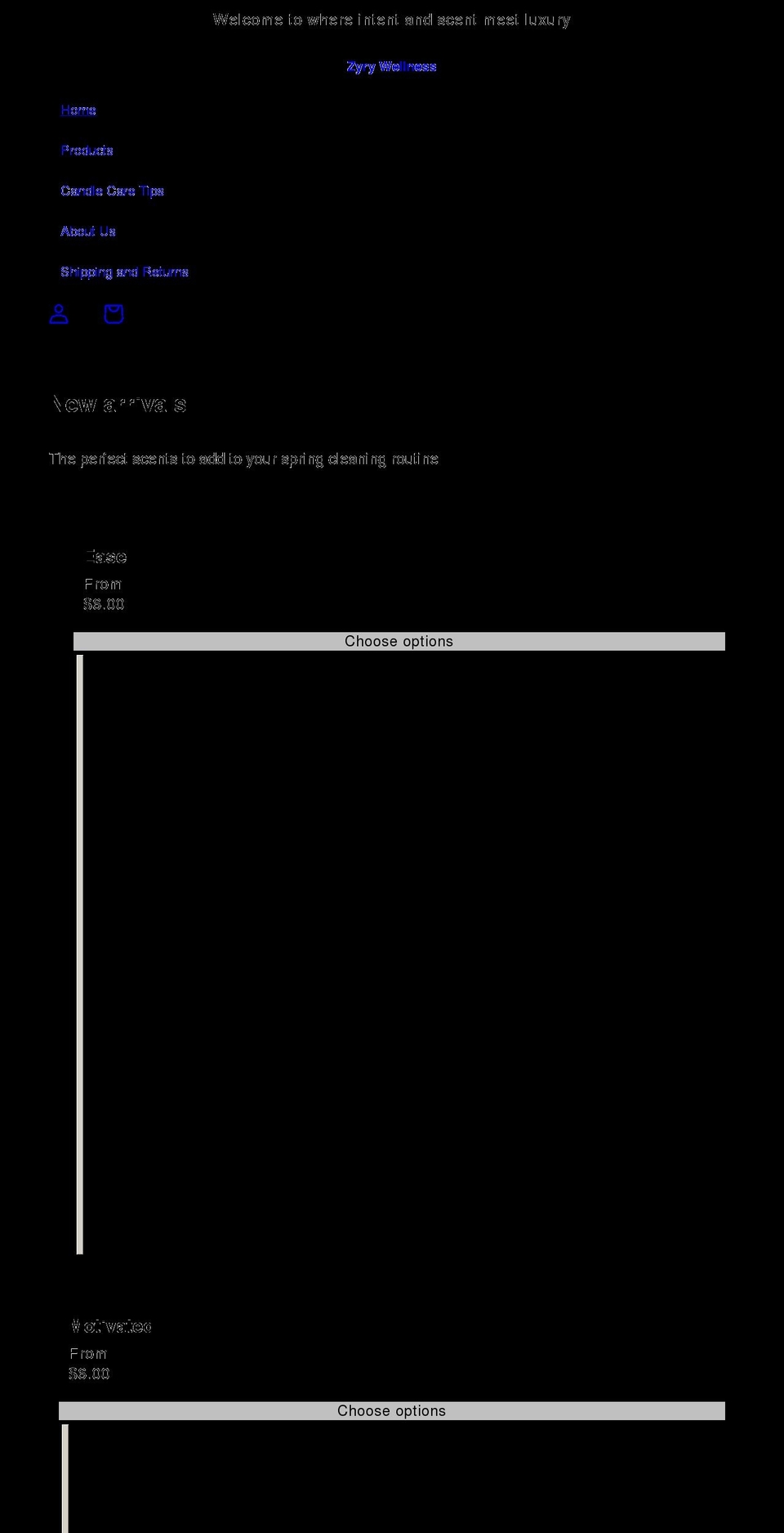 zyrywellness.com shopify website screenshot