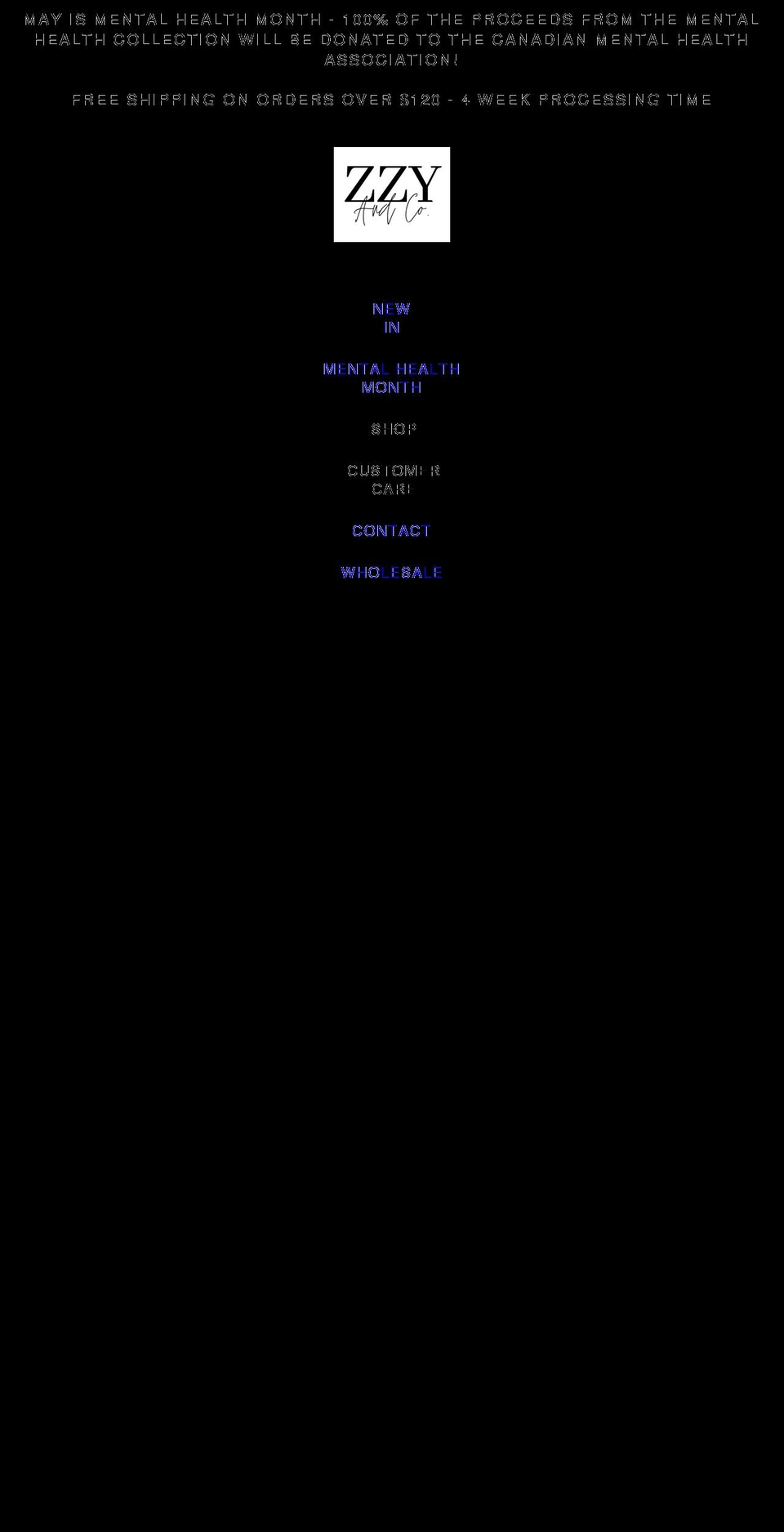 zzyandco.com shopify website screenshot