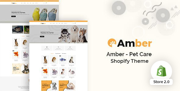 Amber Shopify theme preview