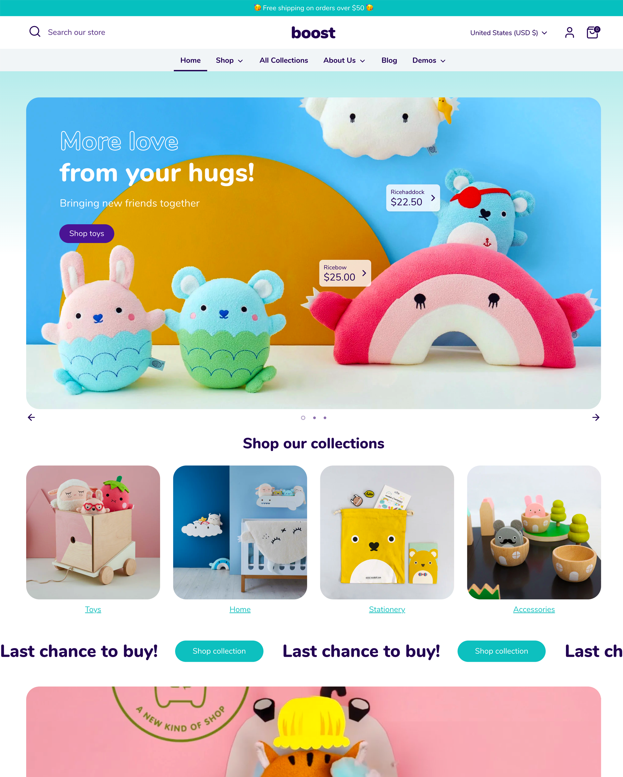 Boost Shopify theme preview
