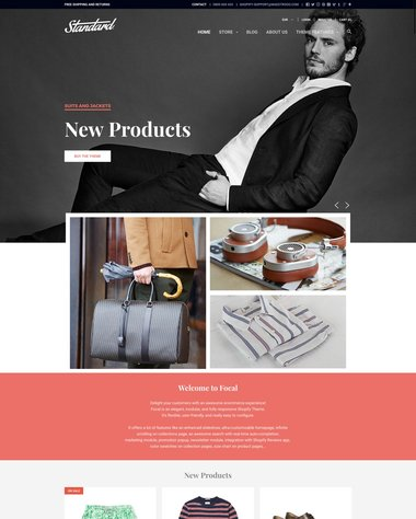 Focal Shopify theme preview